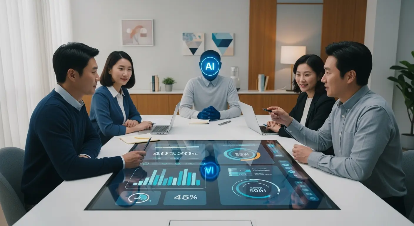 <img src="ai_interactive_dining_table_health_goal.webp" alt="AI와 사용자가 건강 목표를 정의하며 식탁에서 능동적으로 해답을 찾는 장면, 이미지 입니다">