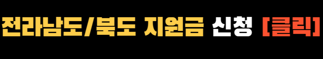 민생회복지원금 ❘ 민생안정지원금 ❘ 전라도 민생지원금 ❘ 광주 민생지원금 신청