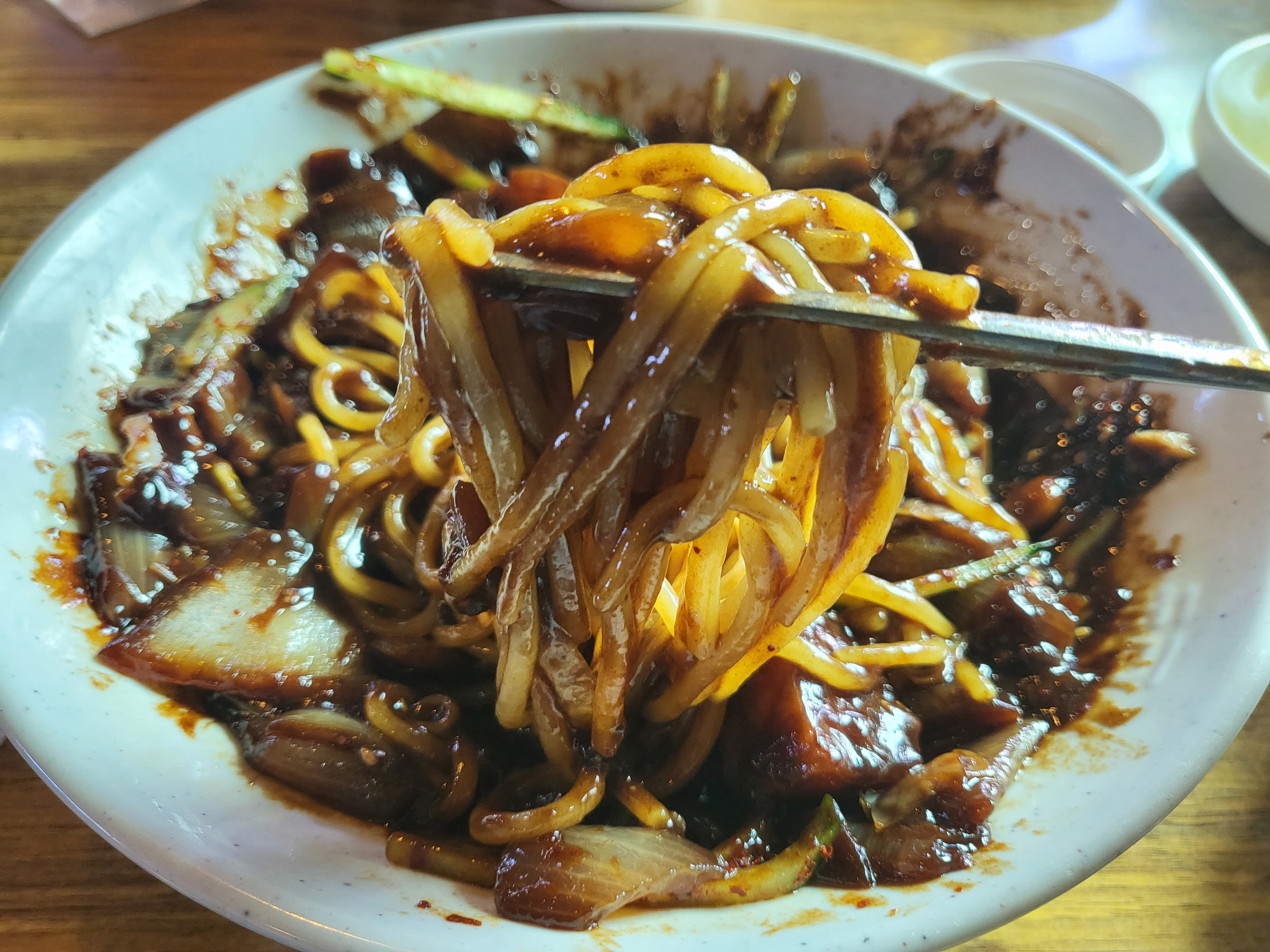 진짬뽕 - 면클로즈업