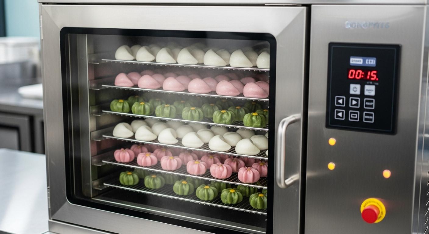 송편 찌는 기계