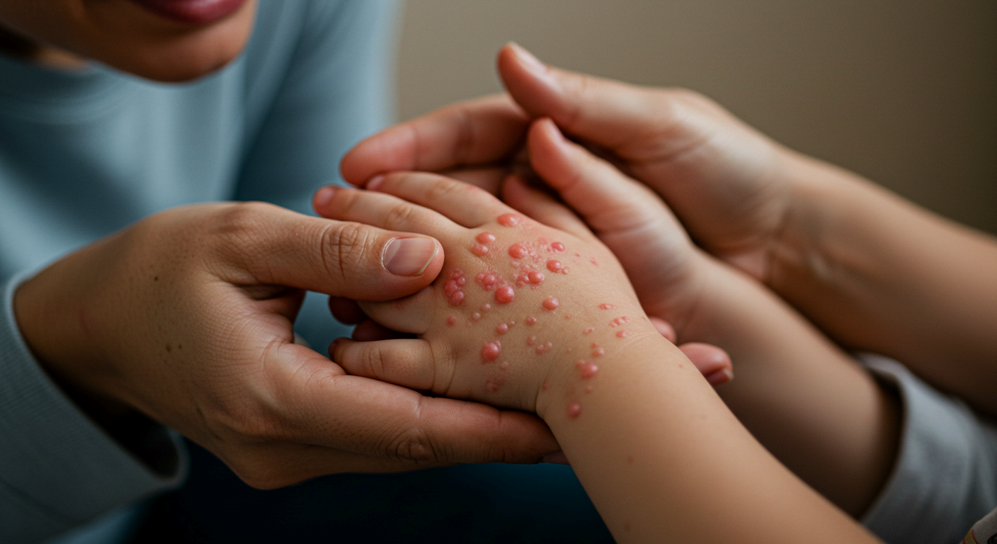 수족구병&amp;#44; 발진이 손발&middot;입에 집중된다는 점 기억하세요!