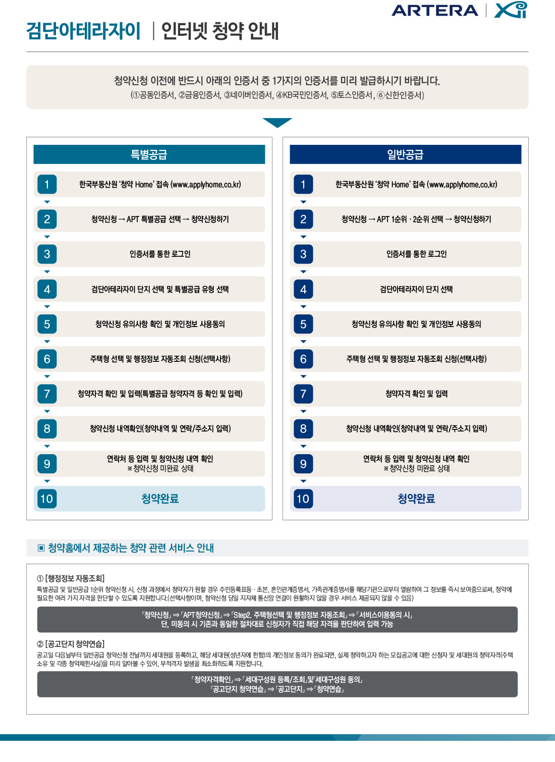 검단 아테라 자이 인터넷 청약안내