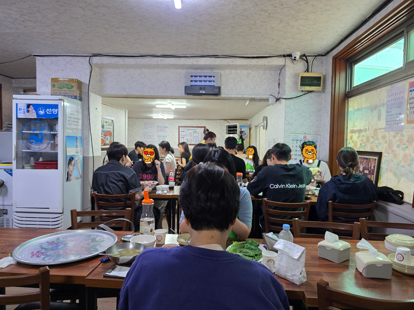 광천식당 2층 내부를 보여주는 이미지