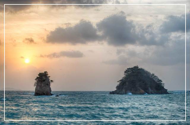 꽃지해수욕장 낙조 이미지