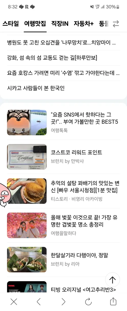 다음 포스팅 노출