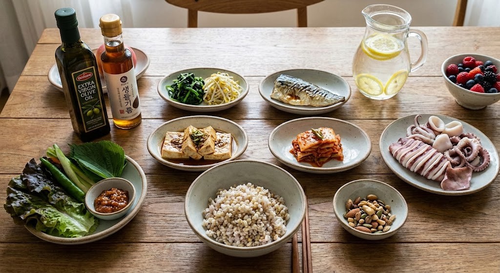 뱃살 빼는 데 최고라는 지중해식 식단, 한국식으로 쉽게 따라 하기