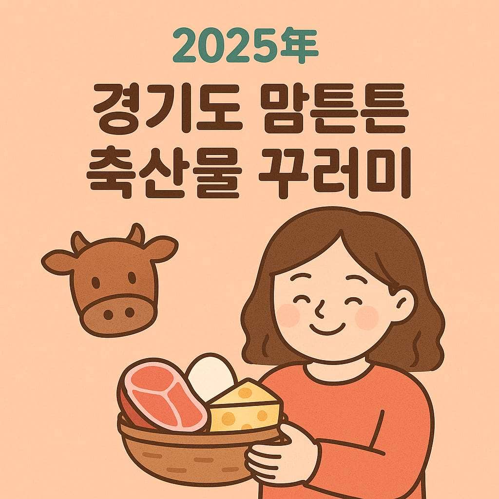 2025년 경기도 맘 튼튼 축산물 꾸러미 지원 안내