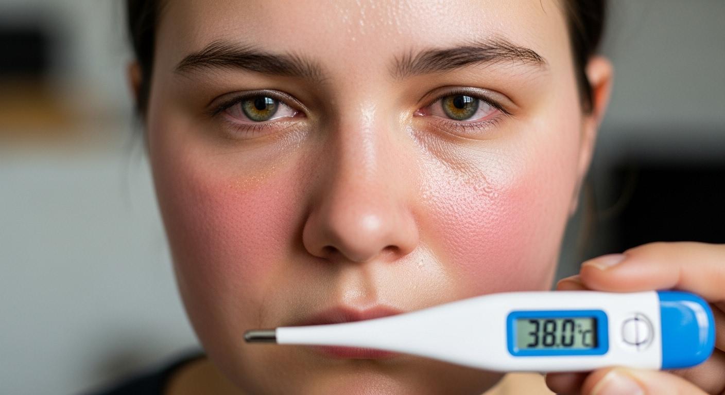 독감 증상 열 38도