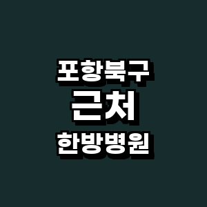 포항시 북구 한방병원