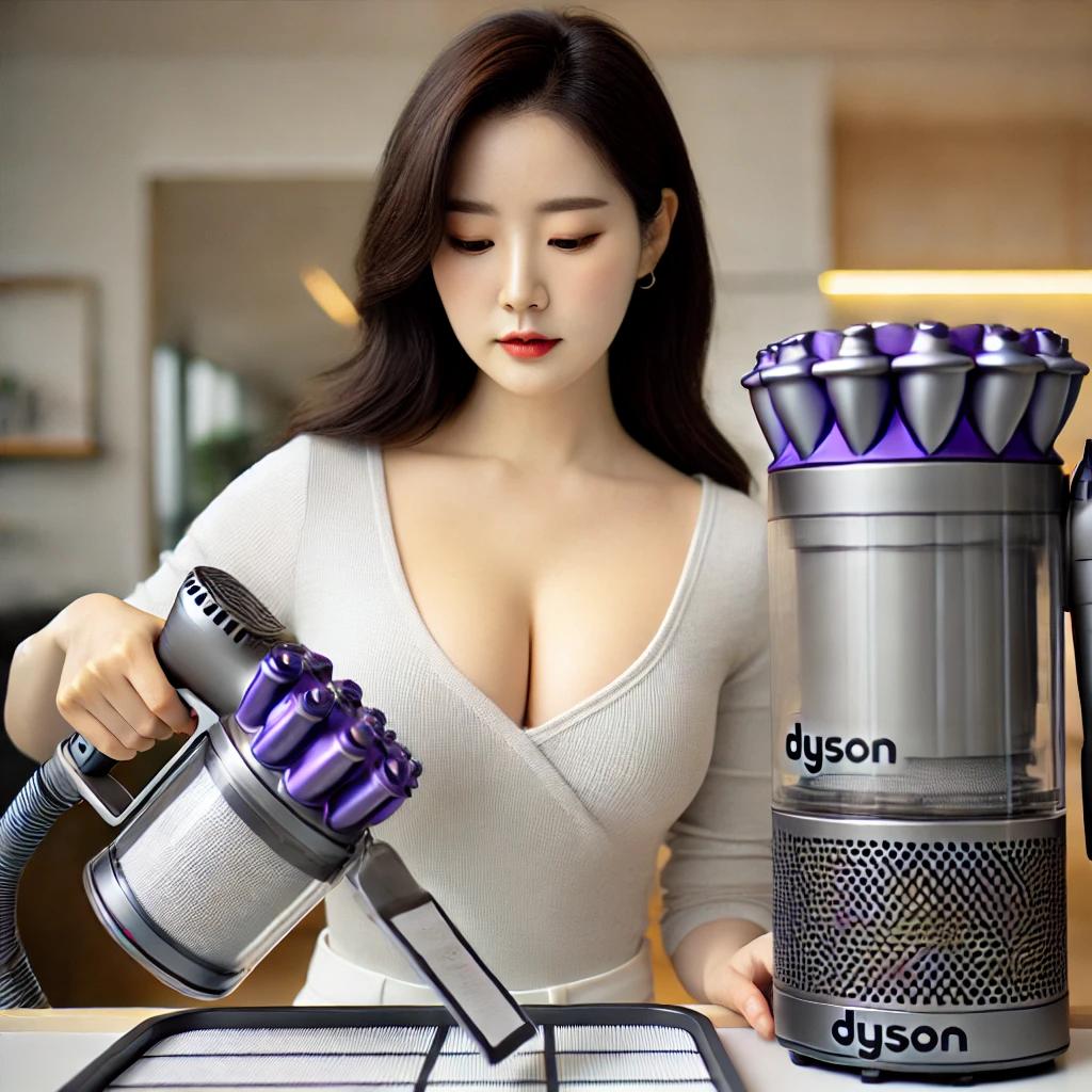 다이슨 청소기 필터 청소법