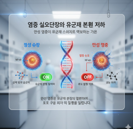 염증 신호전달과 유전자 발현 저하