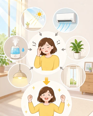 실내 환경에 따른 컨디션 변화5