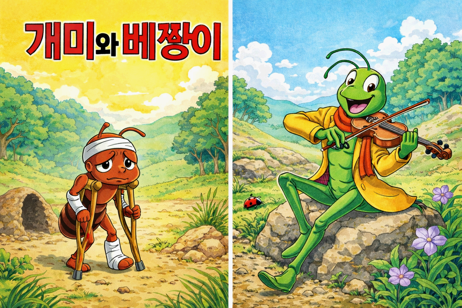 돈을 모으지 못하게 했던 나만의 핑계들을 마주하다
개미와 베짱이 이야기에서 베짱이가 더 좋아 보였던 이유
어느 순간부터 나는 개미와 베짱이 이야기를 다르게 보기 시작했다.