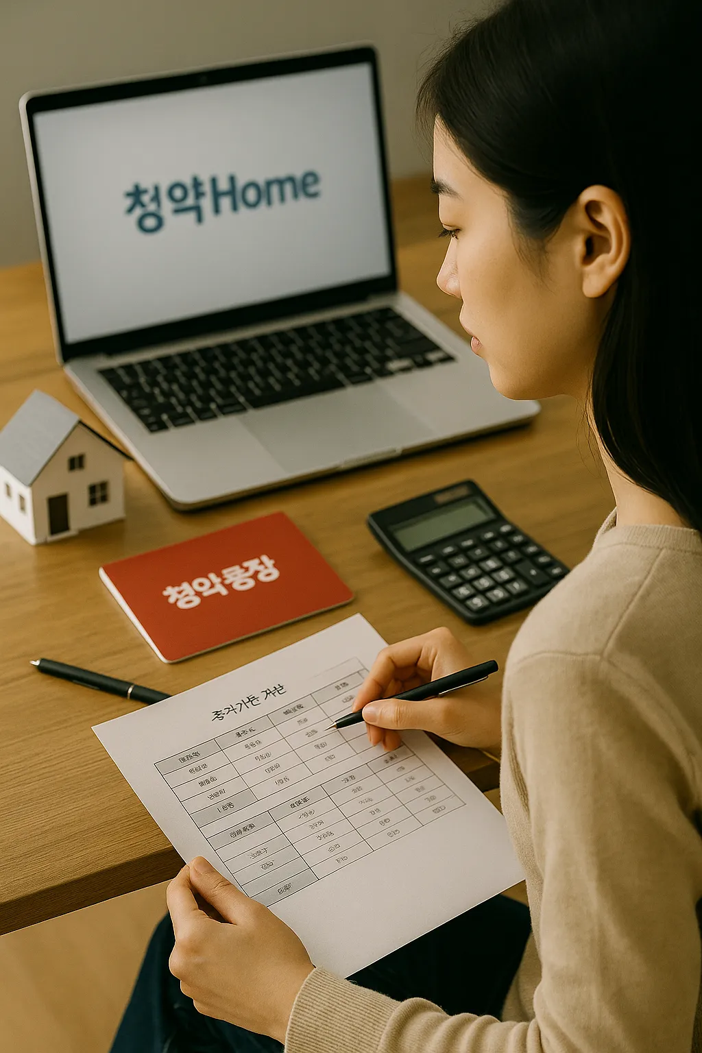 무직자 청약 가점 계산