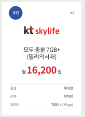 알뜰폰 요금제