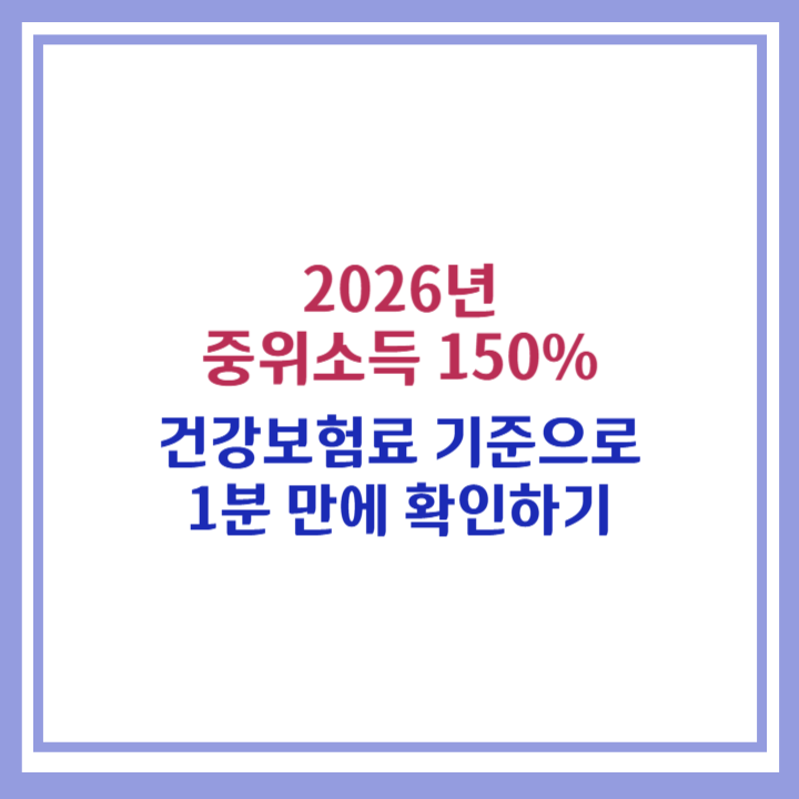 중위소득 150% 건강보험료