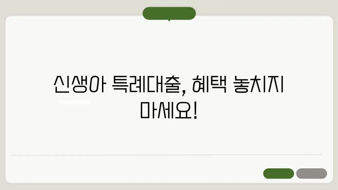 신생아 특례대출 소득요완화 신쳄 내용 완벽정리