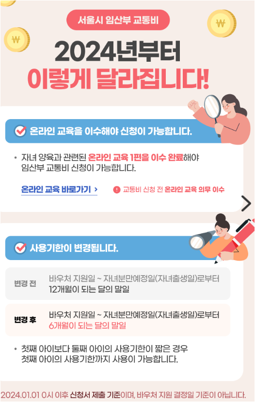 서울시 산모 산후조리 경비 신청방법 및 대상 기한 사전 준비사항
