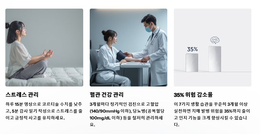 치매예방 습관