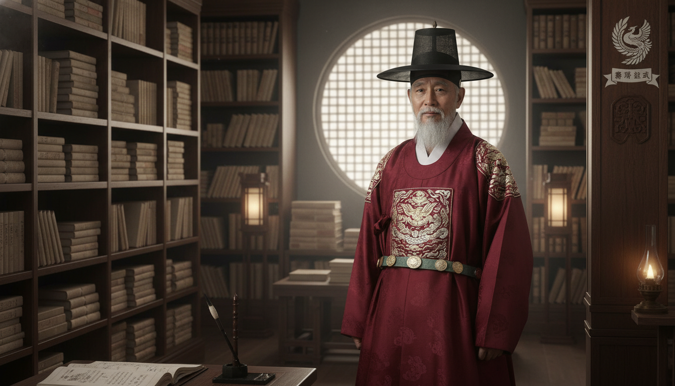 조선시대 권력과 학문의 중심이었던 풍양 조씨 문중의 인물을 묘사한 삽화