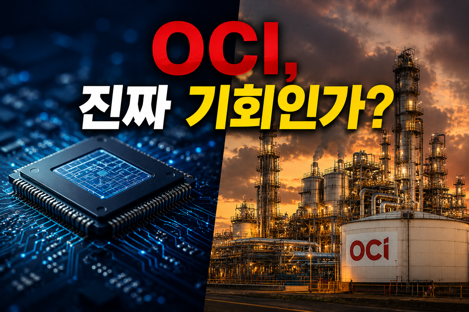 OCI 반도체 소재 기업 관련 이미지