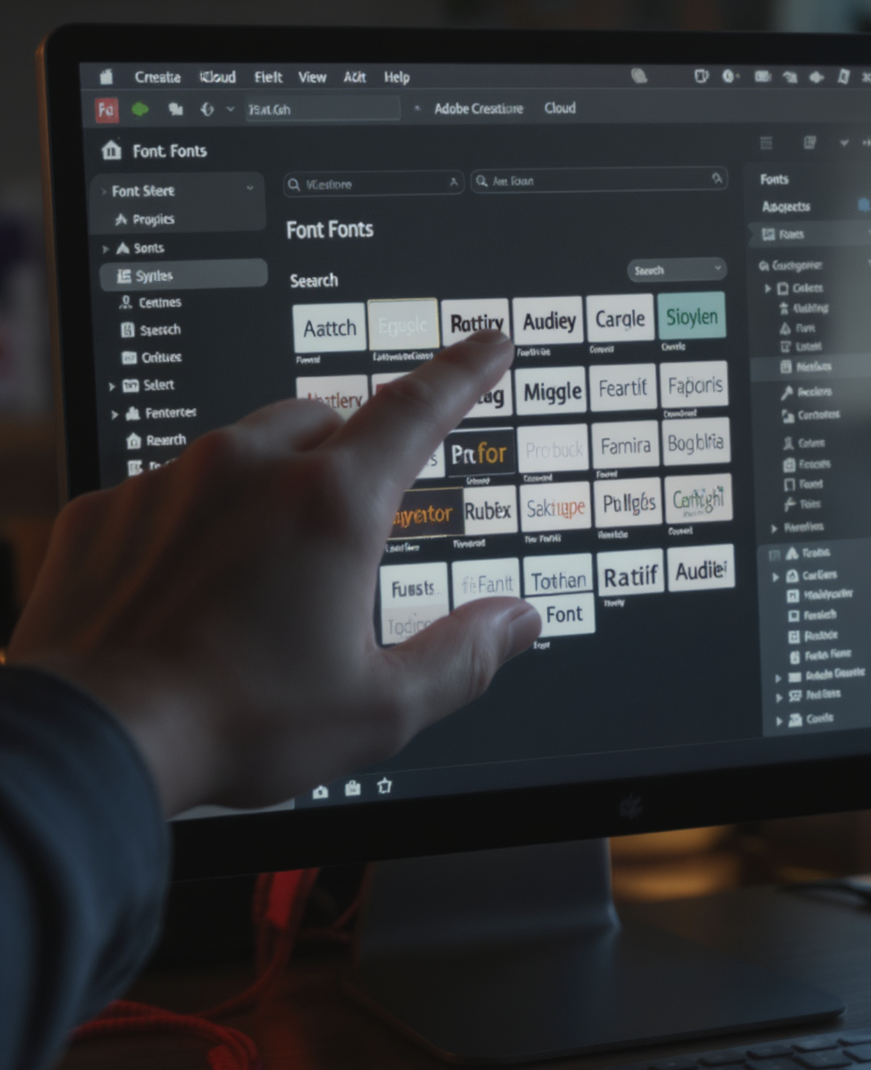 글로벌 크리에이터를 위한 선택&amp;#44; 어도비 폰트