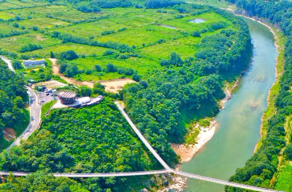 한탄강 출렁다리 사진