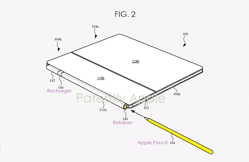 Magic Keyboard와 Apple Pencil이 탑재된 iPad