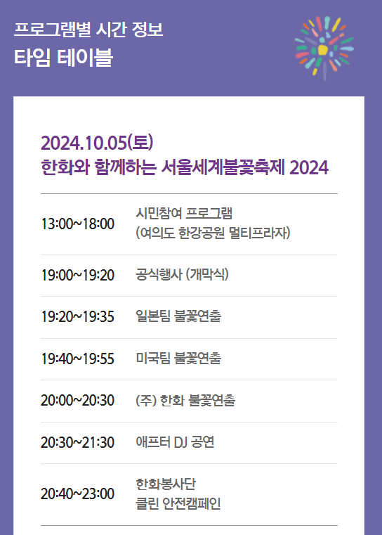 여의도 불꽃축제 유람선