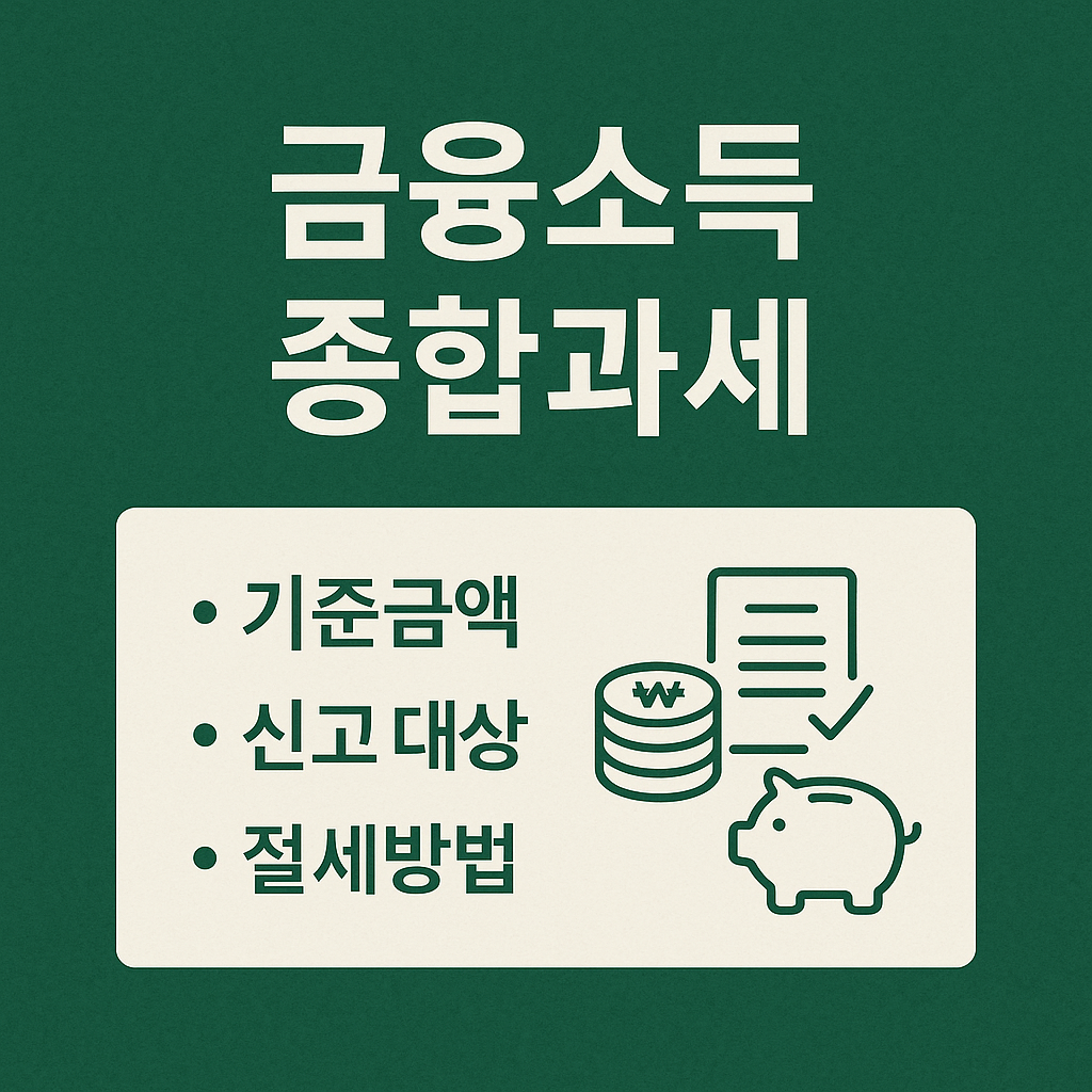 금융소득 종합과세 썸네일 이미지