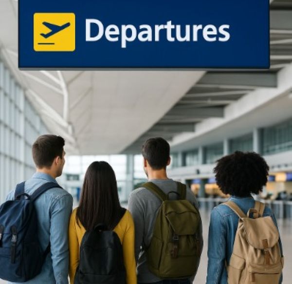 해외취업지원사업 해외로 나가는 공항장면