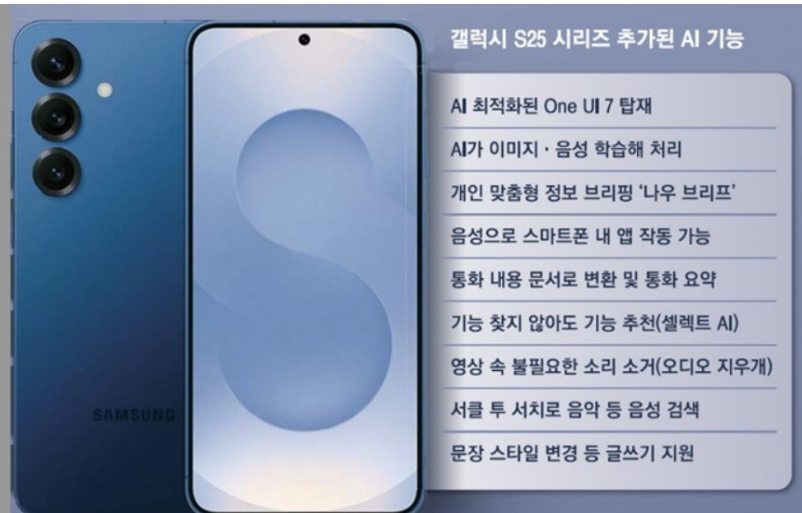 갤럭시s25추가된기능