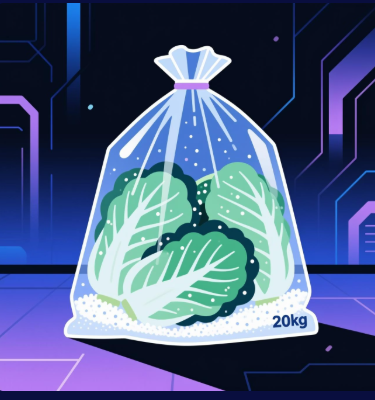 절임배추 몇포기 