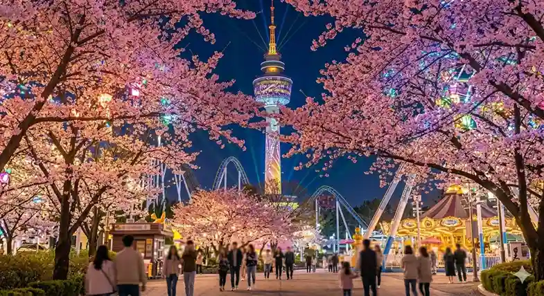 2026 대구 이월드 블라썸 피크닉 야간 벚꽃