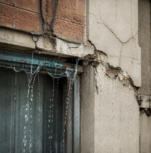 빗물누수 창틀누수 외벽누수