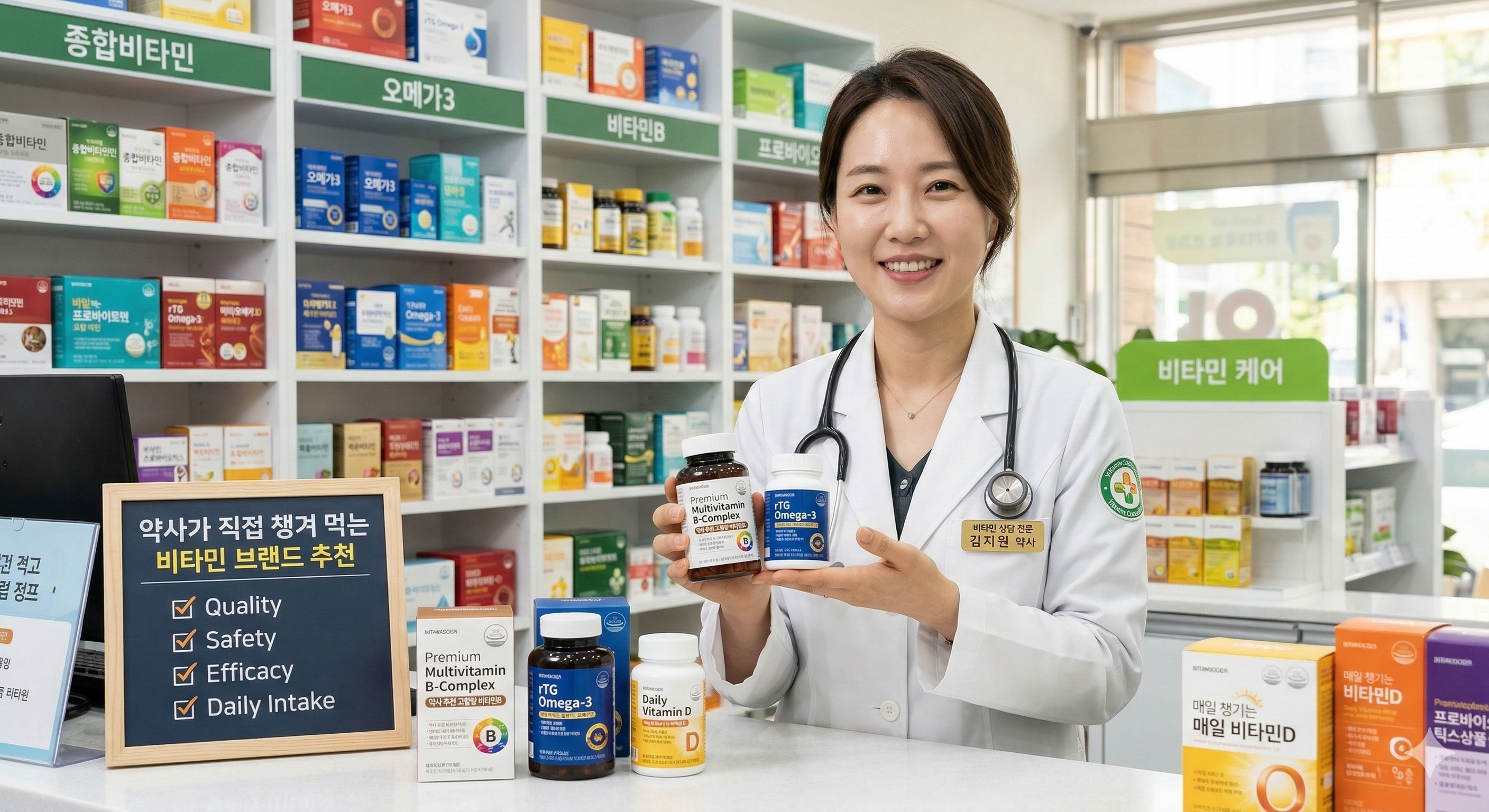 약사가 직접 먹는 비타민 브랜드