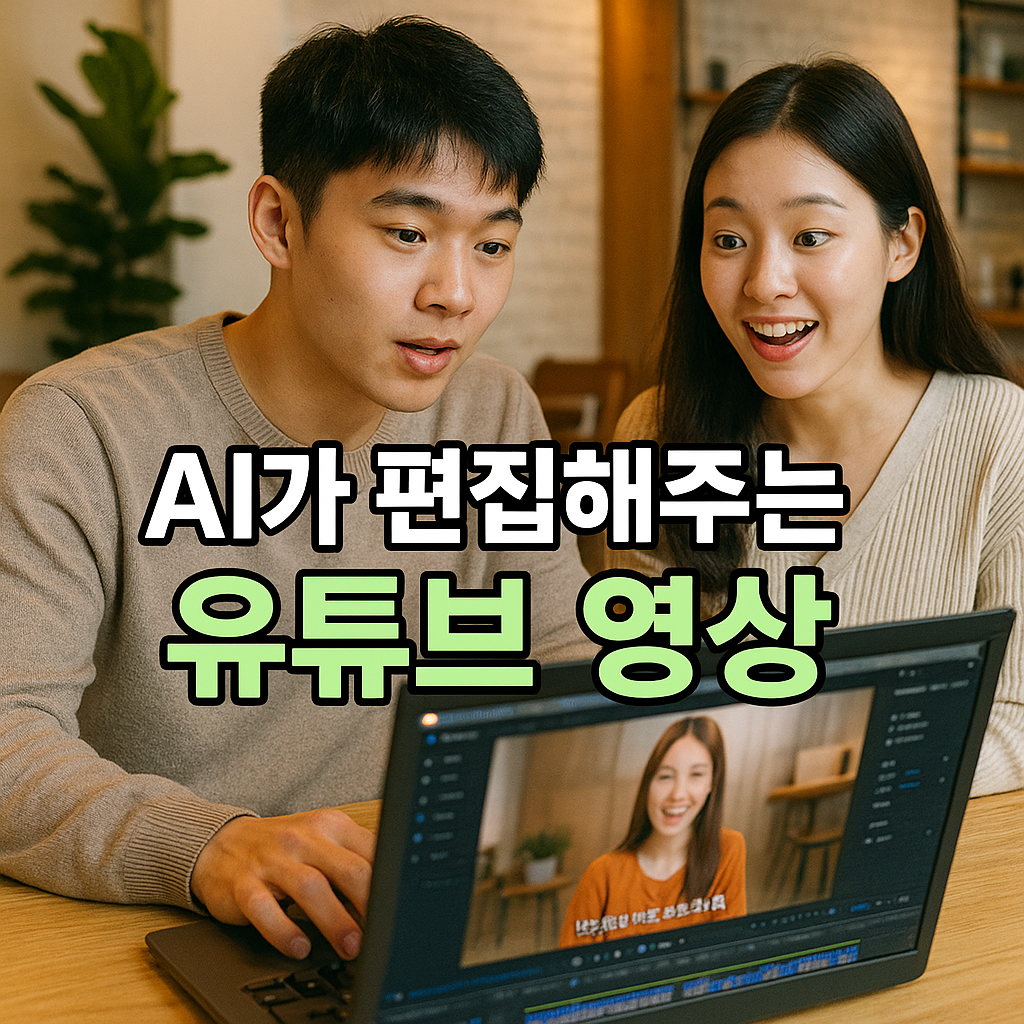 AI가 편집해주는 유튜브 영상에 놀라는 청년들