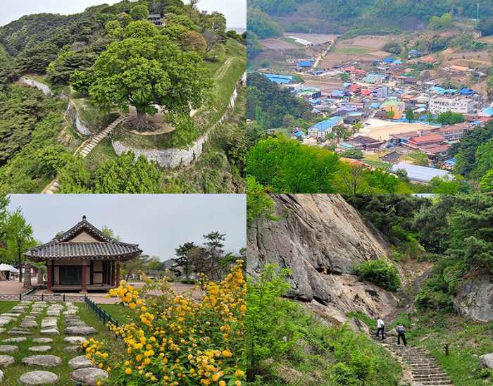 성흥산성으로 알려진 부여 가림성(사적)은 성흥산(286m) 정상부에 쌓은 석성으로, 둘레는 약 1500m, 성곽 높이는 3~4m에 이른다.