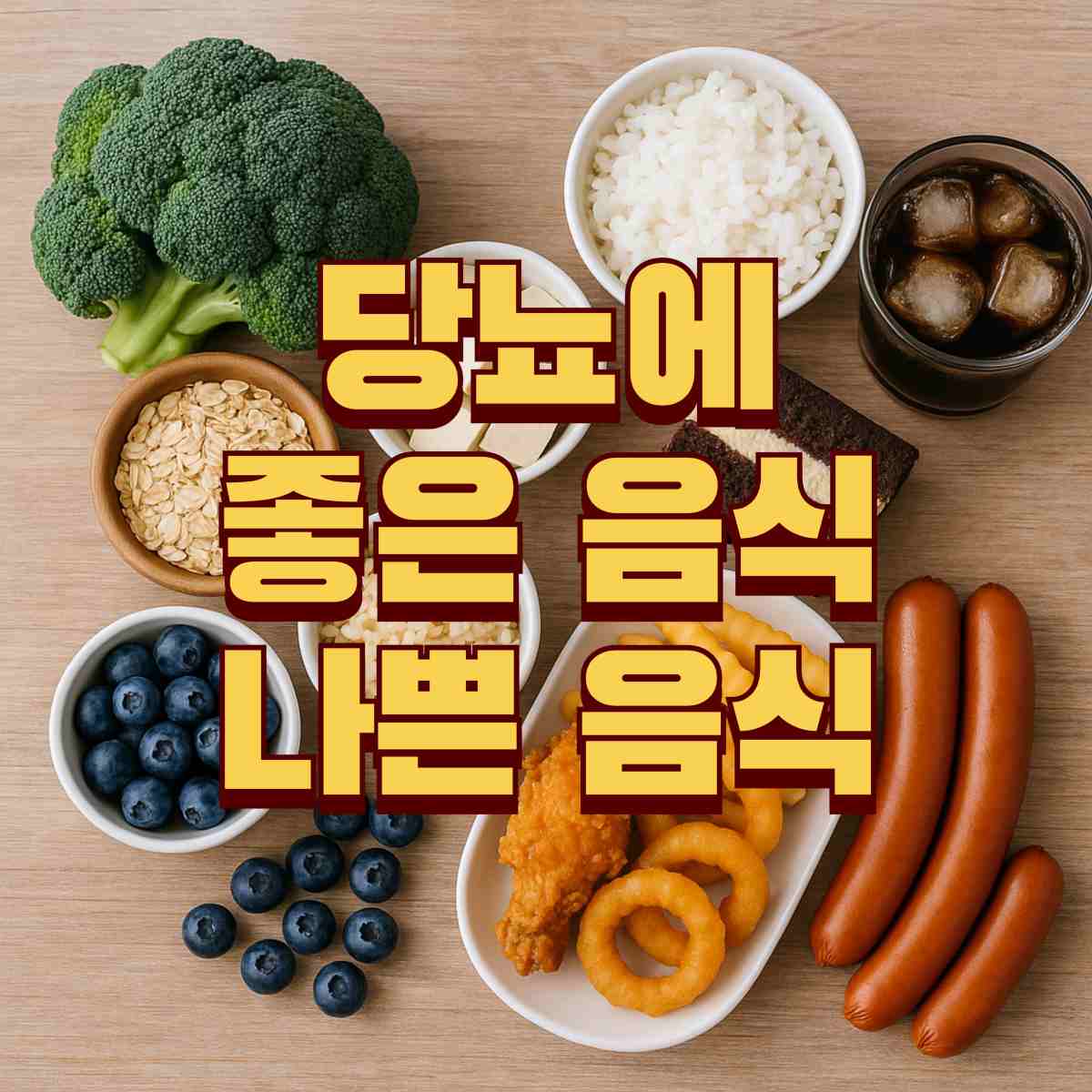 당뇨에 좋은 음식과 나쁜 음식