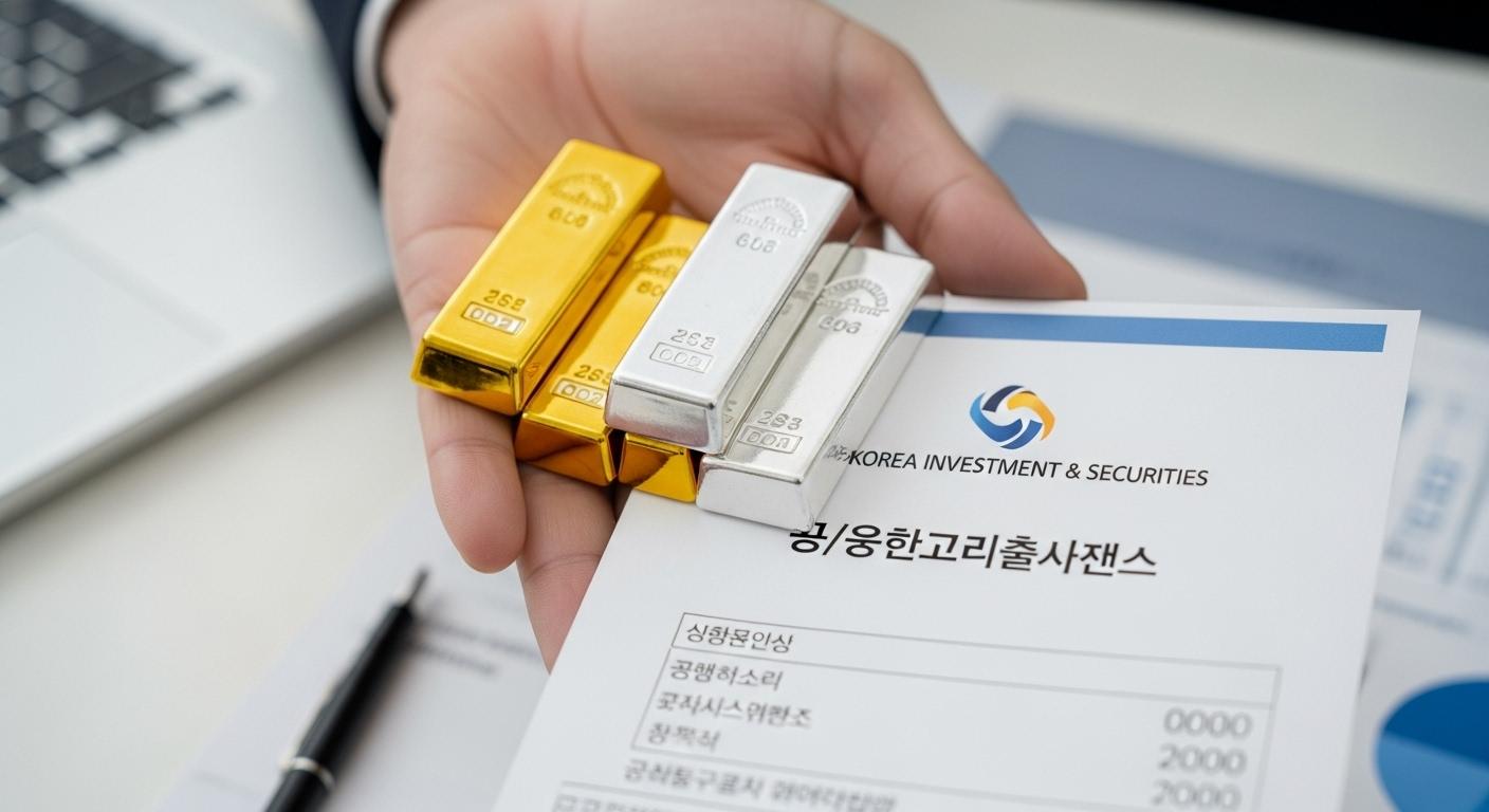 한국투자증권 금현물계좌 인출