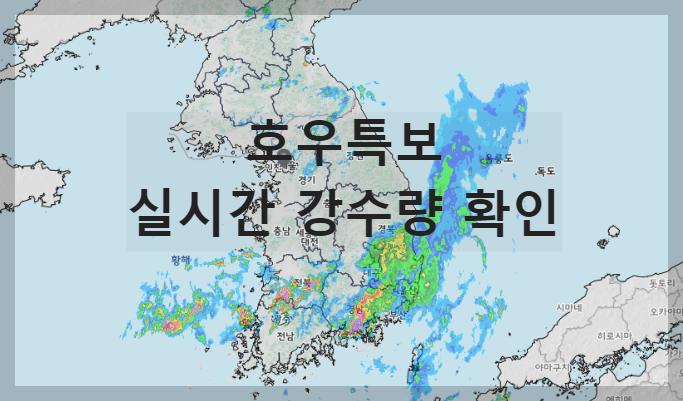 집중호우 강수