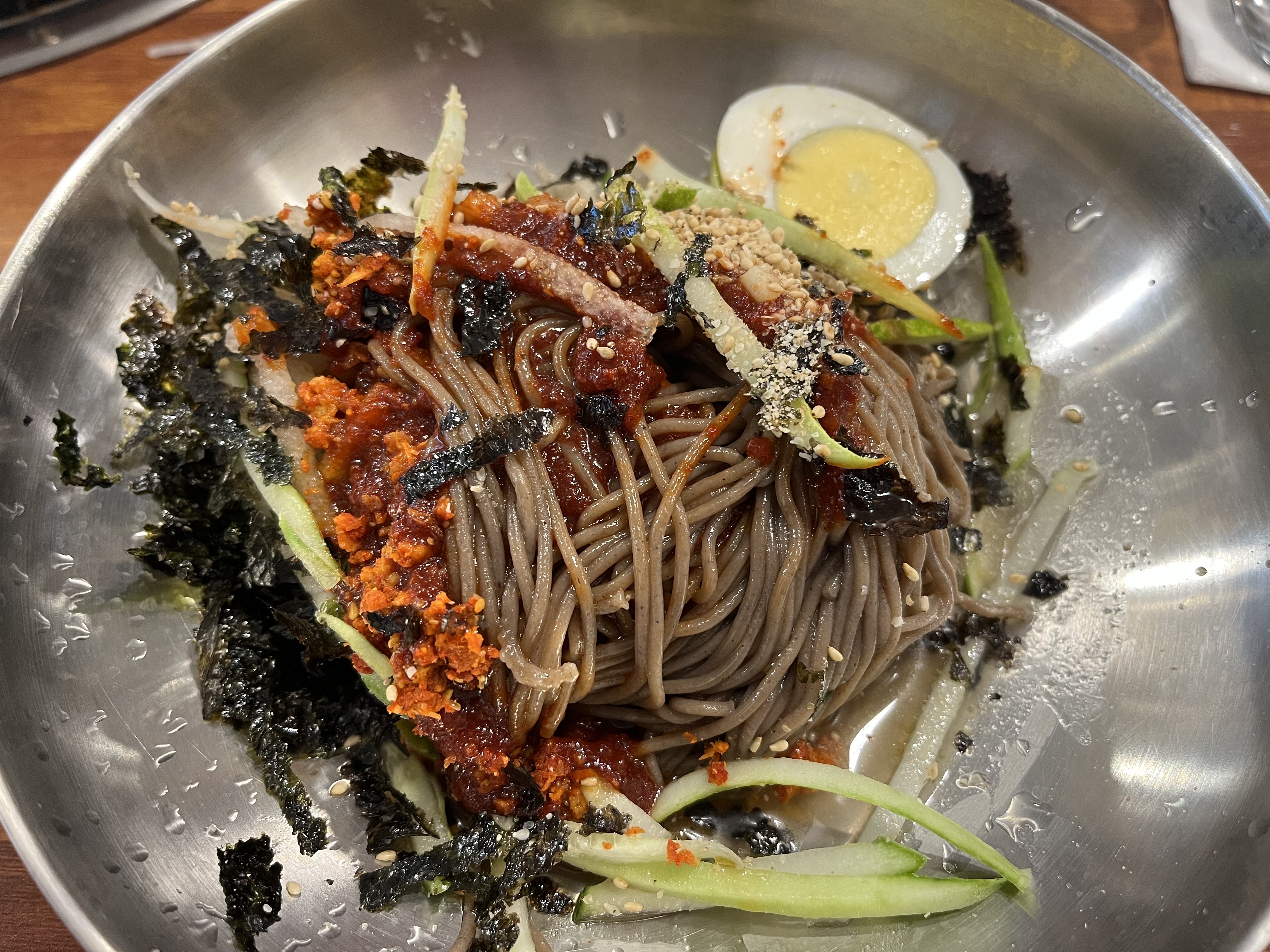 비빔막국수
