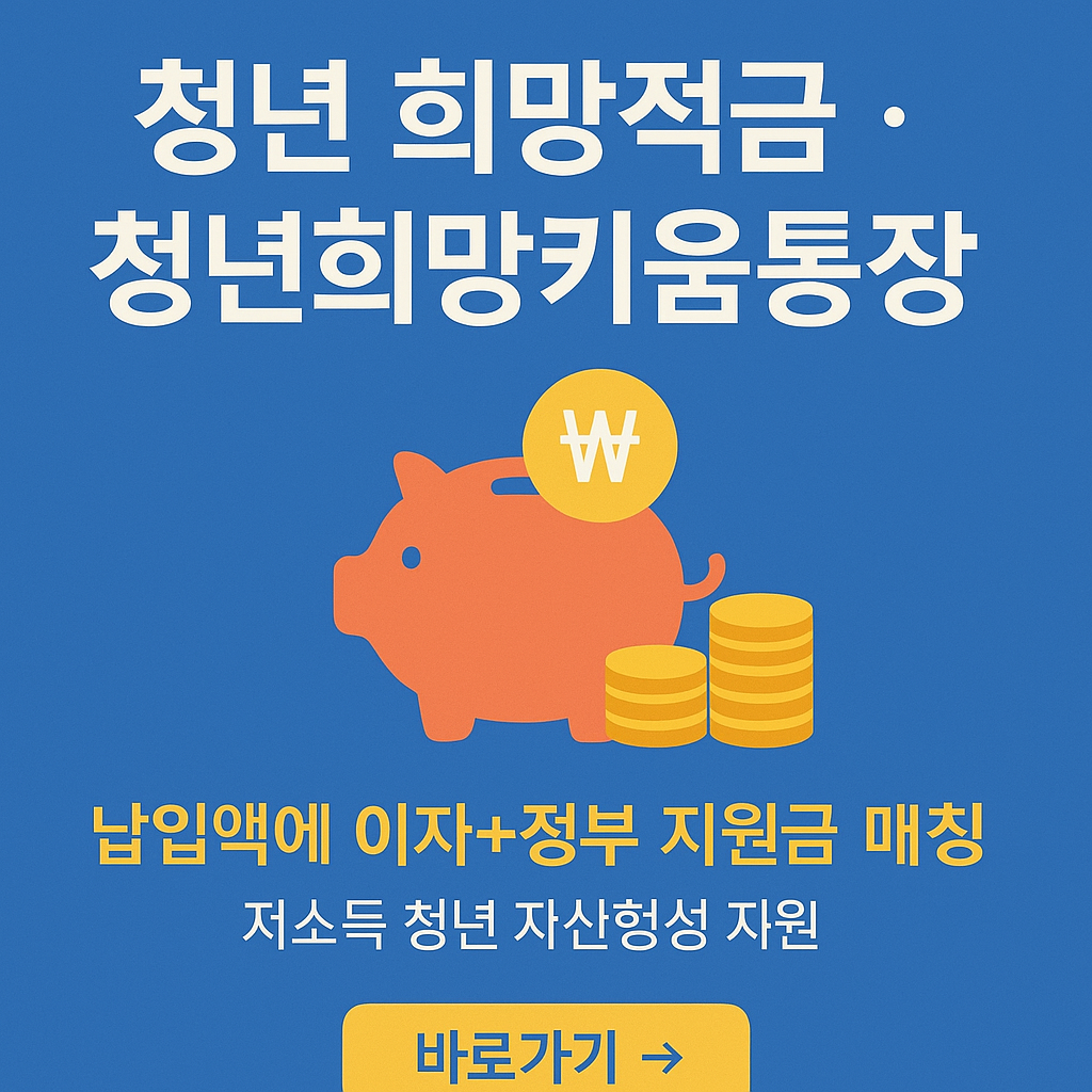 청년희망적금 완전 정리