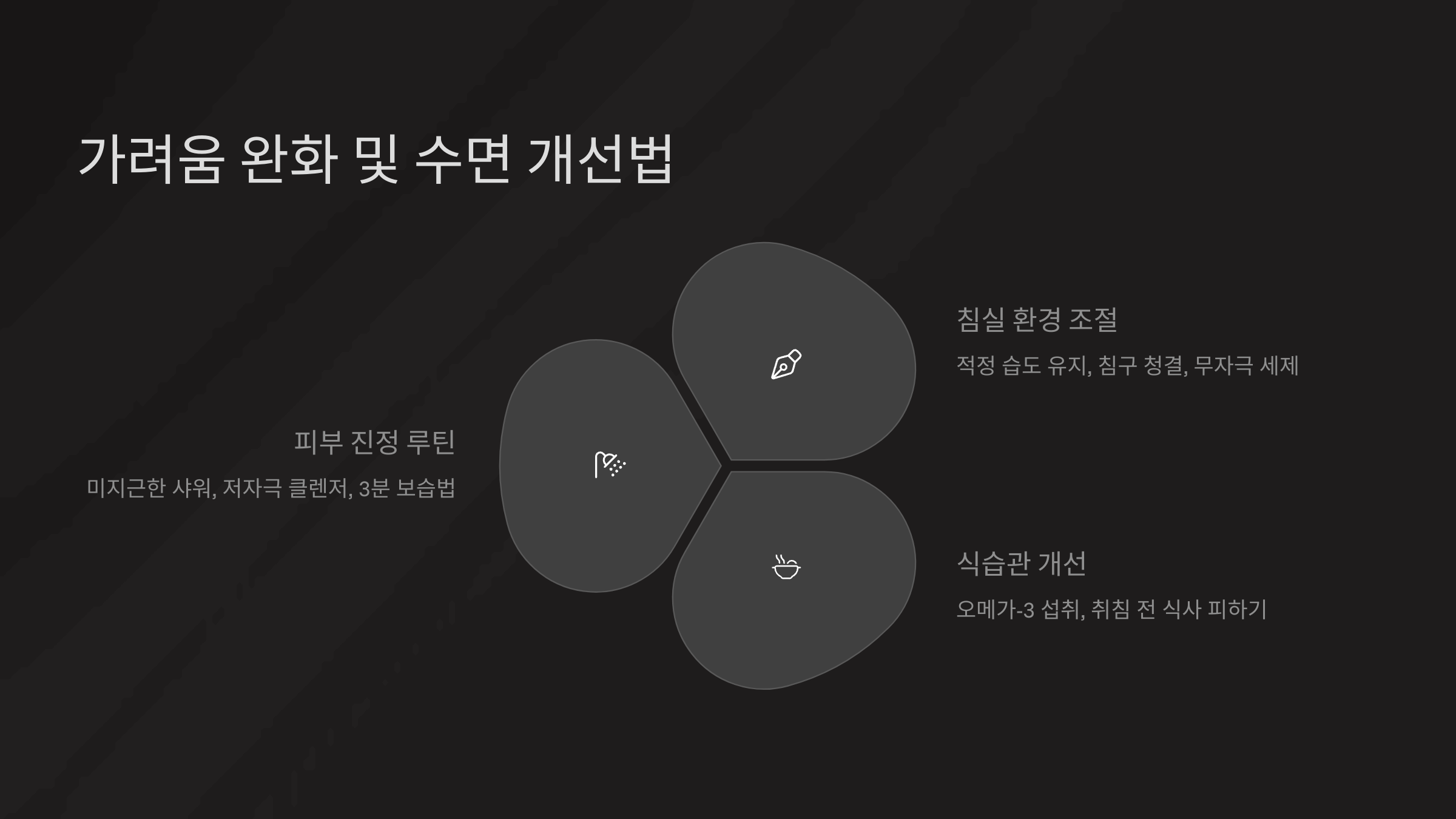 피부가려움완화 수면개선