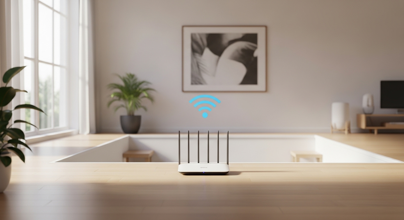 공유기 위치 변경