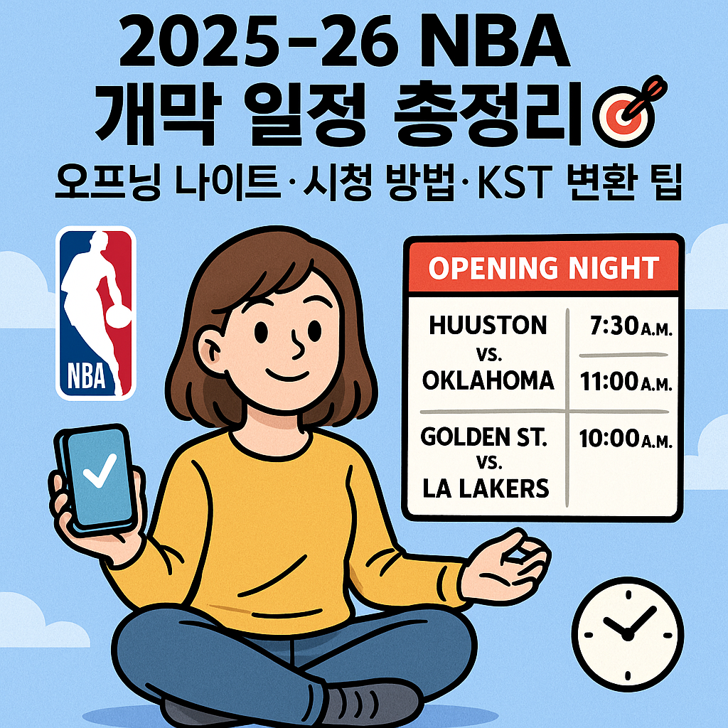 2025–26 NBA 개막 일정 총정리 관련사진