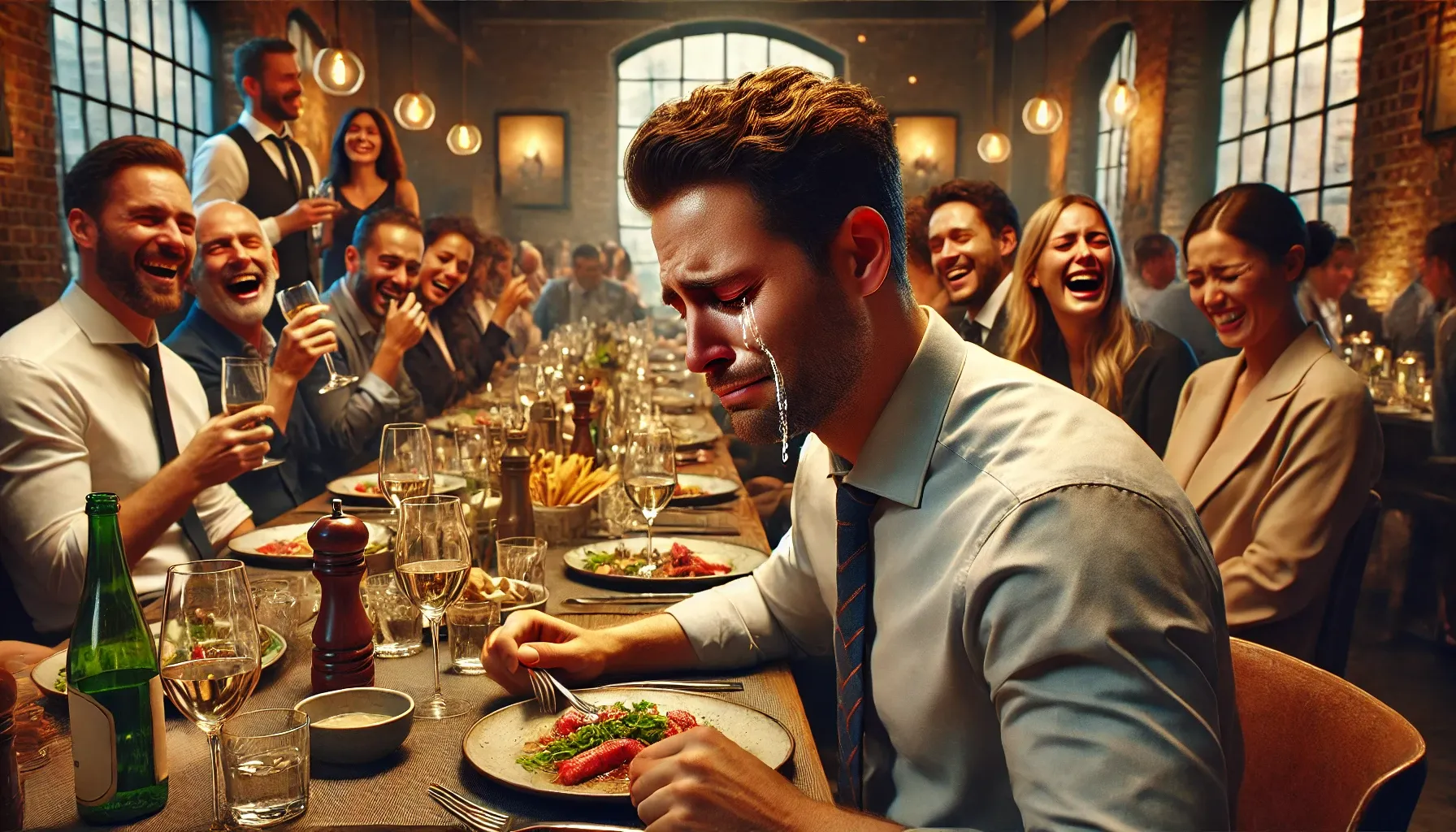 동료 앞에서 눈물을 터뜨리는 꿈