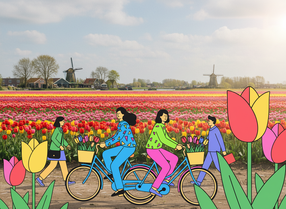네덜란드 튤립 축제 큐켄호프 예약
