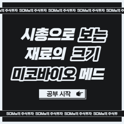 시가총액으로 보는 재료의 크기 - 미코바이오메드