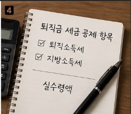 퇴직금 실수령액
